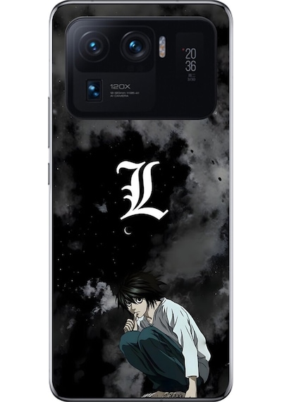 Xiaomi Mi 11 Pro Uyumlu Şeffaf Kılıf Death Note 2 Tasarımlı