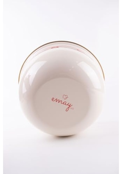 Merry Yılbaşı Özel Emaye Karıştırma Kabı- 24cm 4 Litre Genel