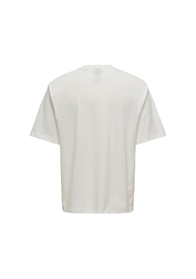 Only & Sons Erkek T-shirt Beyaz 22029524 Onsnırvana Lıfe Lıc Rlx Ss