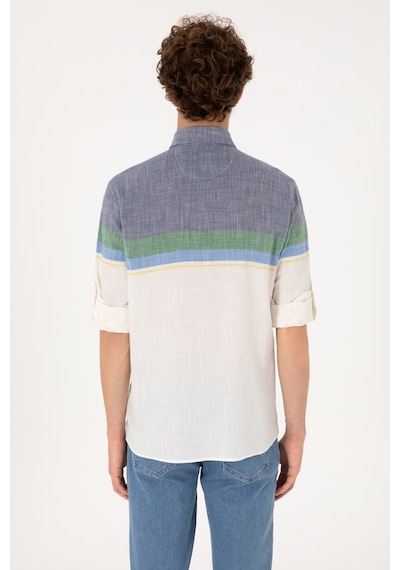 U.s. Polo Assn. Erkek Lacivert Gömlek Desenli 50306336-vr033 Lacivert U.s. Polo Assn. Erkek Lacivert Gömlek Desenli 50306336-vr033 Lacivert