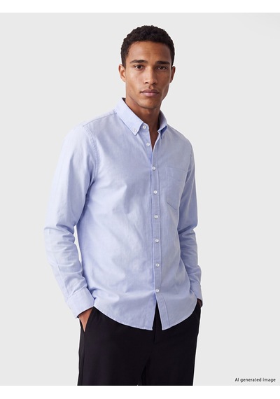Lcw Vision Mavi Regular Fit Oxford Erkek Gömlek