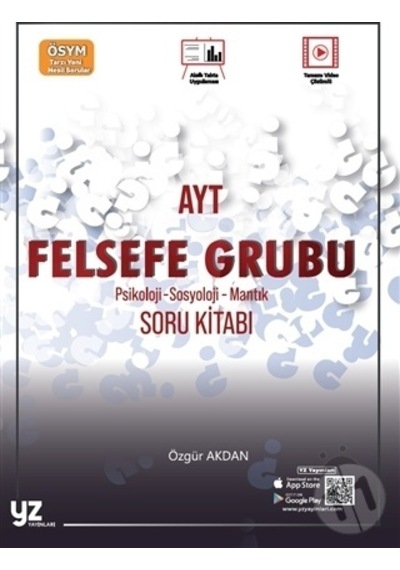 Yz Yks Ayt Felsefe Grubu Soru Kitabı Yeni