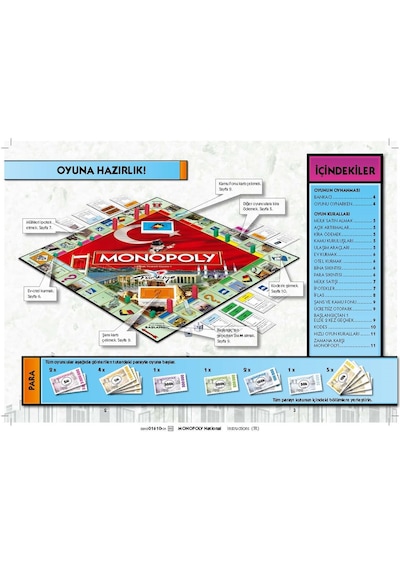 Hasbro Monopoly Türkiye Türkçe Monopoly Türkiye Emlak Tic
