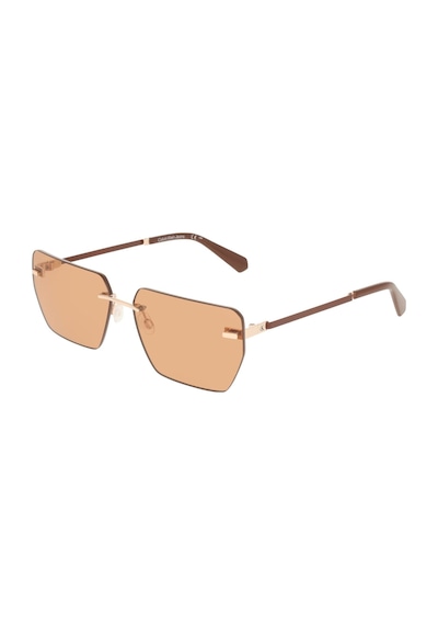 Calvin Klein Jeans Ckj 25207s 721 62 Unisex Geometrik Gold Metal Güneş Gözlüğü Altın