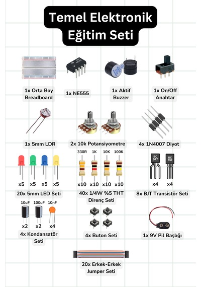 Temel Elektronik Eğitim Seti