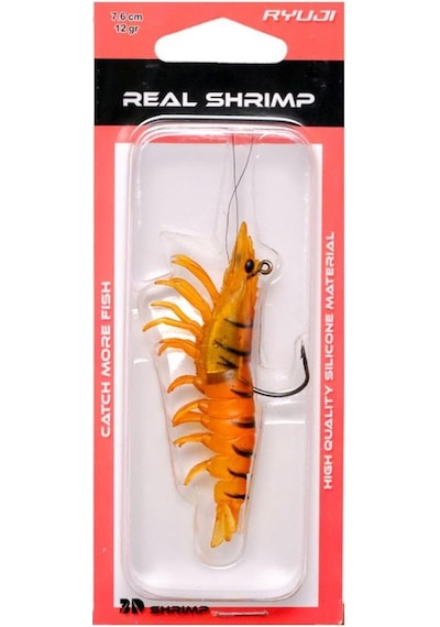 Ryuji Real Shrimp 7.6cm 12gr Silikon Yem
