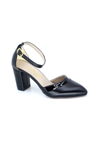 Trendyshose 03598 Kadın Kalın Topuk 5 Cm Kadın Topuklu Ayakkabı