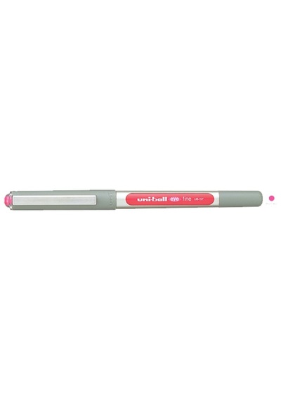 Uni-ball Roller Kalem Eye Fine Bilye Uç 0.7 Mm Pembe Ub-157 Çok Renkli