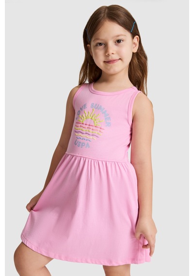 U.S. Polo Assn. U.s. Polo Assn. Kız Çocuk Pembe Elbise Örme 50325646-vr041