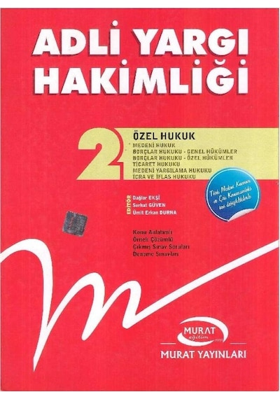 Adli Yargı Hakimliği 1 Ve 2 Cilt Takım - Kamu Hukuku - Özel Hukuk