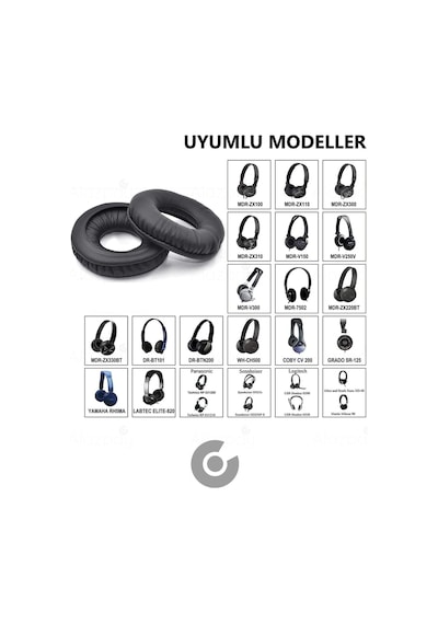 Sony Wh-ch 500 510 Mdr Zx330 Zx310 Zx220 Zx100 Zx600 V150 V300 Uyumlu Kulaklık Pedi Sünger Yastığı Siyah