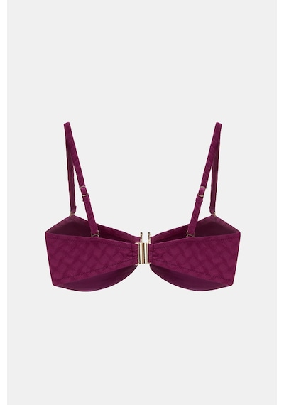 Amarelle Olympos Mor Straplez Çıkarılabilir Pedli Bikini Üst Mor