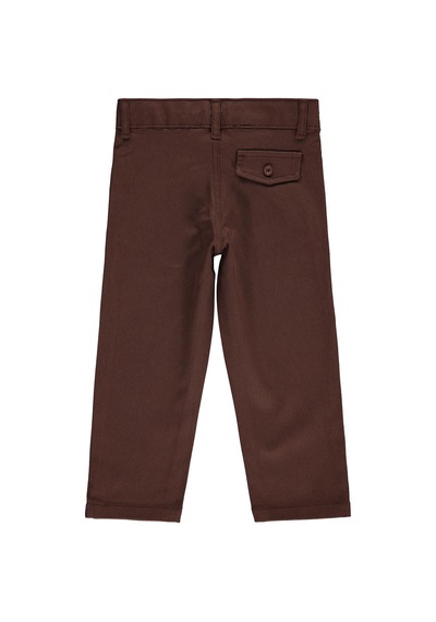 Civil Boys 3 Cepli Chıno 2-5 Yaş Pantolon - Kahverengi Koyu Kahve