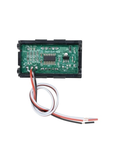 Dc 0-30v Digital Mavi Voltmetre 0.56 İnch 3 Telli Panel Tip