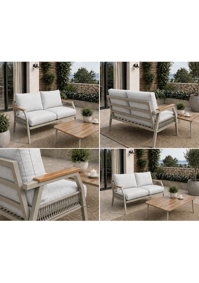 Daisy Kırpık 211 Masalı Krem Metal Bahçe Oturma Grubu Balkon Teras Dış Mekan Takımı Minderli Daisy Kırpık 211 Masalı Krem Metal Bahçe Oturma Grubu Balkon Teras Dış Mekan Takımı Minderli