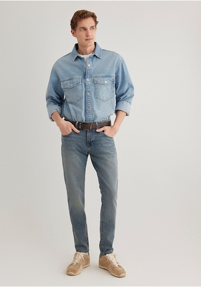 Mavi Erkek James Foggy Indigo Classic Denim 0042489278 Classıc
