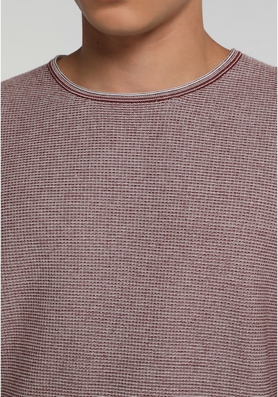 Colin's Colins Regular Fit Yuvarlak Yaka Jakarlı Erkek Mor Kazak Cl1083023 Q1.v2 Plm