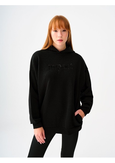 LOFT Oversize Kadın Sweatshirt Lf2038289 Q1.v1 Siyah