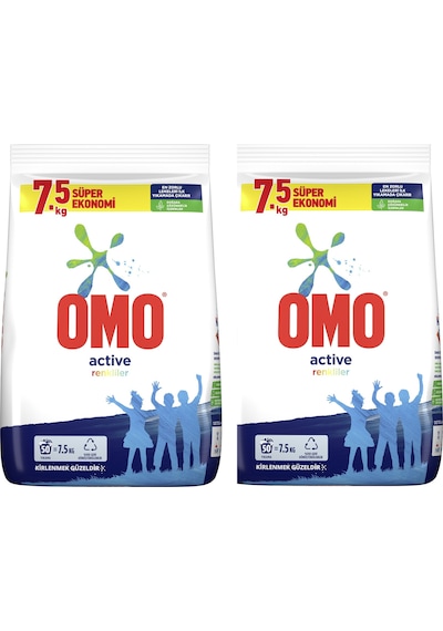 Omo Matik Çamaşır Deterjanı 15kg Color/renkli 100 Yıkama