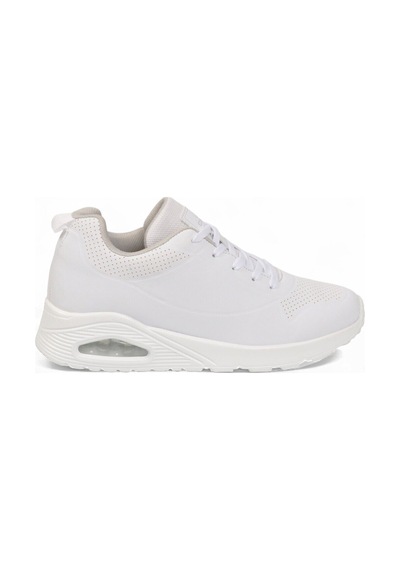 Bağcıklı Beyaz Unisex Yürüyüş Ve Spor Ayakkabı Sneaker 5101