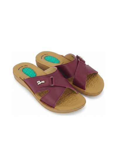 Wordex Vizyon 4508 Hafif Yumuşak Tabanlı Comfort Jelli Çapraz Bant Cırtlı Kadın Terlik Bordo Wordex Vizyon 4508 Hafif Yumuşak Tabanlı Comfort Jelli Çapraz Bant Cırtlı Kadın Terlik Bordo