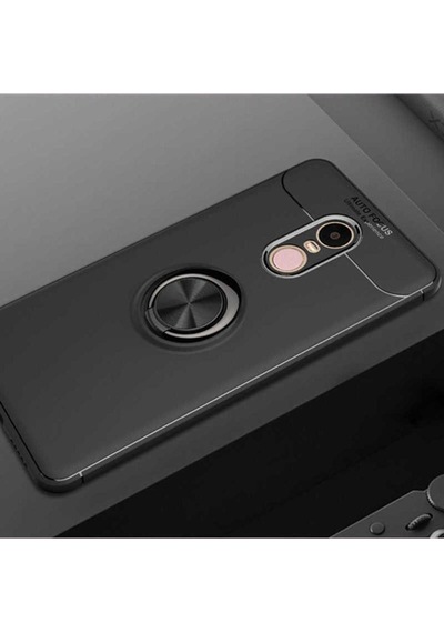 Xiaomi Redmi Note 4x Kılıf Zore Ravel Silikon Kapak Siyah