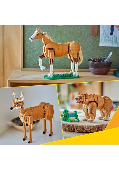 LEGO® Creator 3'ü 1 Arada Güzel At 31166 - 9 Yaş ve Üzeri Çocuklar için Ayı veya Geyik Olarak da İnşa Edilebilen Oyuncak Yapım Seti (685P)
