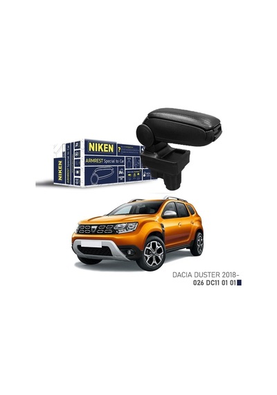 Niken Dacia Duster 2018 Ve Sonrası Araca Özel Kol Dayama Siyah - Ekolmaks