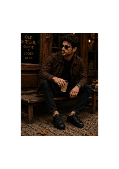 Genel Markalar Erkek Fermuarlı Casual Sneaker Suni Deri Günlük Spor Ayakkabı Old School Tasarım Siyah / Taba 40-44 Siyah Genel Markalar Erkek Fermuarlı Casual Sneaker Suni Deri Günlük Spor Ayakkabı Old School Tasarım Siyah / Taba 40-44 Siyah