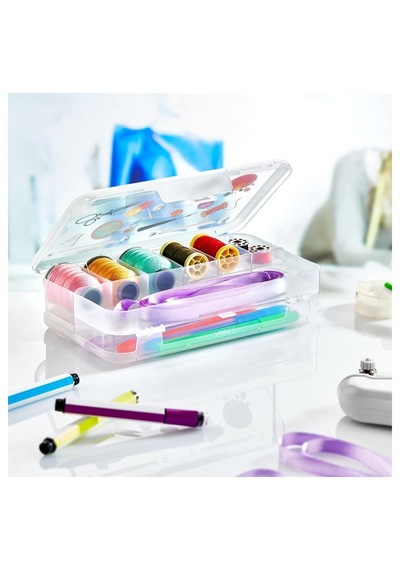 Electroon 12 Seperatörlü Çift Taraflı Şeffaf Organizer 213X126X47