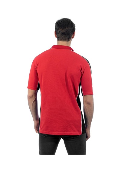 Şensel, Polo Yaka Tişört, Kırmızı-Siyah -136E2379- Tshirt