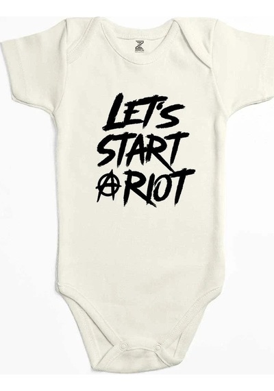 Zepplin Giyim Three Days Grace Let's Start Mavi Bebek Body Zıbın