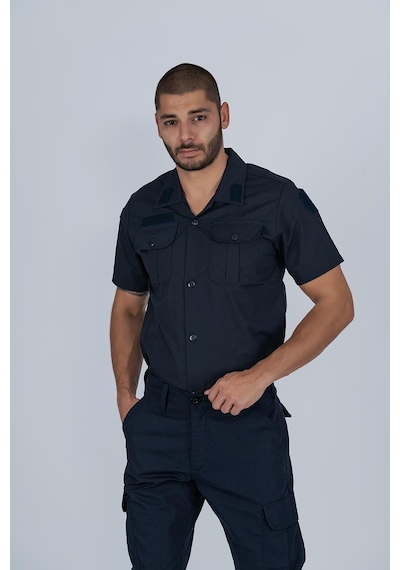 Bikatex Gömlek Asayiş Kısa Kol - 423-716 - Lacivert