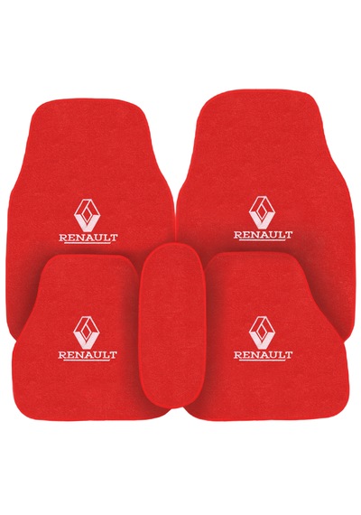 Renault Broadway R9 /11 Spring Fairway Flash Kırmızı Oto Paspas & Torpido Vites Konsol Koruma Seti