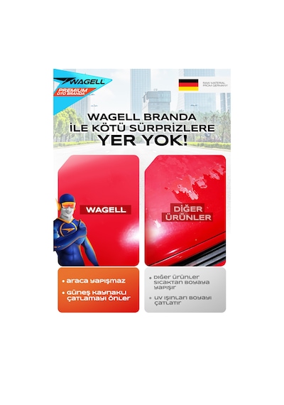 Volkswagen Passat B7 2011-2015 Uyumlu Fx40 Araba Brandası - Oto Çadır Örtü