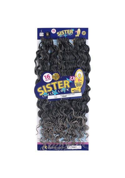 Afro Dalgası / Siyah Gri Ombreli T1b/grey - Mydr-462583 Çok Renkli