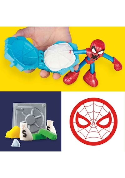 Play Doh Spiderman Fırlatma Ve Dilimleme Savaşı F9827 Nocolor-9963d4b3