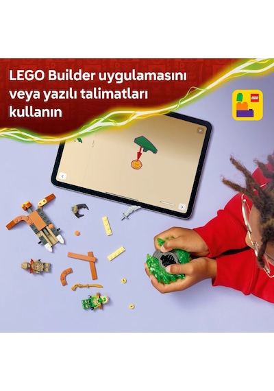 LEGO® NINJAGO® Lloyd, Toprak Canavarı Topacına Karşı 71850 -6 Yaş ve Üzeri için Minifigür İçeren Yaratıcı Oyuncak Yapım Seti (52P)
