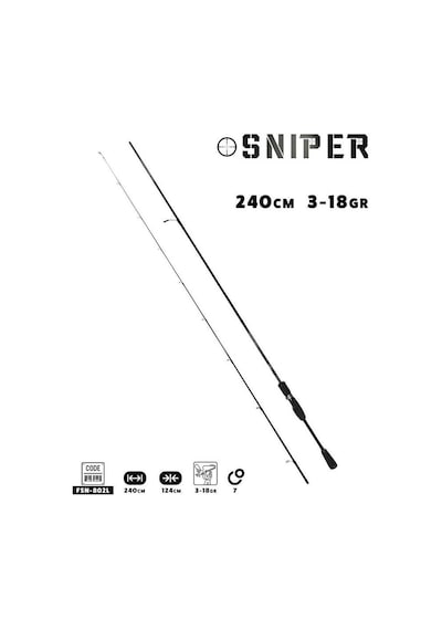 Fujin Sniper 240cm 3-18gr Light Spin Kamış