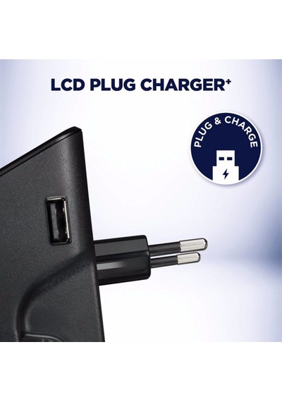 Varta Lcd Plug+ Şarj Cihazı+4x2100 Aa+4x800 Aaa Şarjlı Pil+çanta