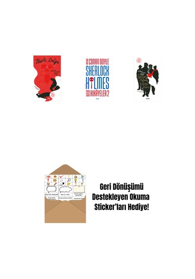 Zehirli Dalga + Sherlock Holmes - Bütün Hikayeler 2 Ciltli + Sherlock Holmes - Korku Vadisi + Okuma Sticker'ları