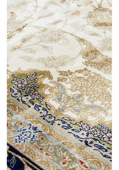 Eko Halı Isfahan Isf 04 Cream Klasik Desenli Yüksek Kalite Sık Dokuma Makine Halısı