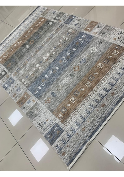 Merinos Halı Valeria 91010 110 Serisi Salon Oturma Yatak Odası Halısı Gri