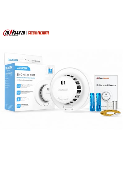 Wisualarm S01 Duman Dedektörü 10 Yıl Ürün Ömrü 5 Yıl Pil Ömrü 85 Db