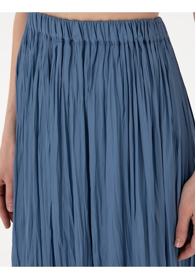 Pierre Cardin Kadın İndigo Etek Dokuma 50301213-vr028 İndigo
