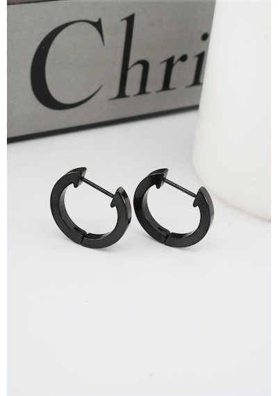 Kadın 316 L Paslanmaz Çelik 2 CM Oval Model Küpe 99258128