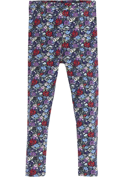 Lovetti Cottoge Garden Kız Çocuk Yazlık Desenli Tayt 8965 Çok Renkli