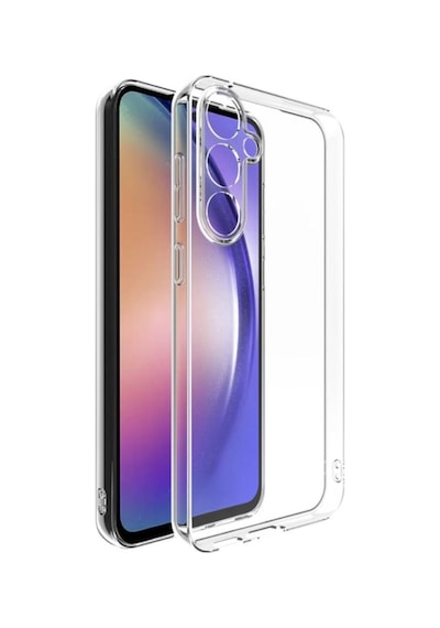 Logis Samsung Galaxy Uyumlu A56 Kılıf Süper Silikon Şeffaf Şeffaf