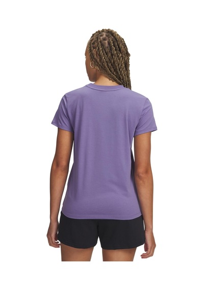 A1383648-520 Under Armour Ua Rival Core Ss Kadın T-shirt Mor A1383648-520