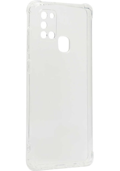Galaxy Uyumlu A21s Kılıf Tchs Kamera Korumalı Nitro Anti Shock Silikon - Renksiz Renksiz
